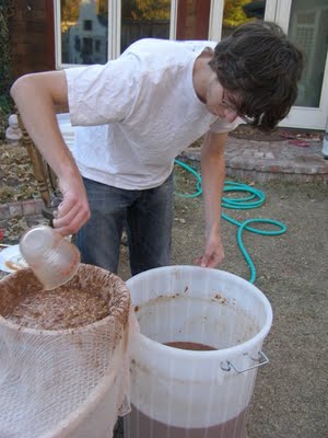 wine making plastic bucket