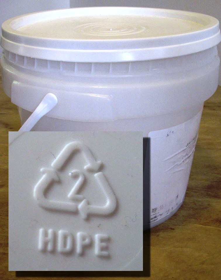 2 gallon food grade bucket - plastic type 2 