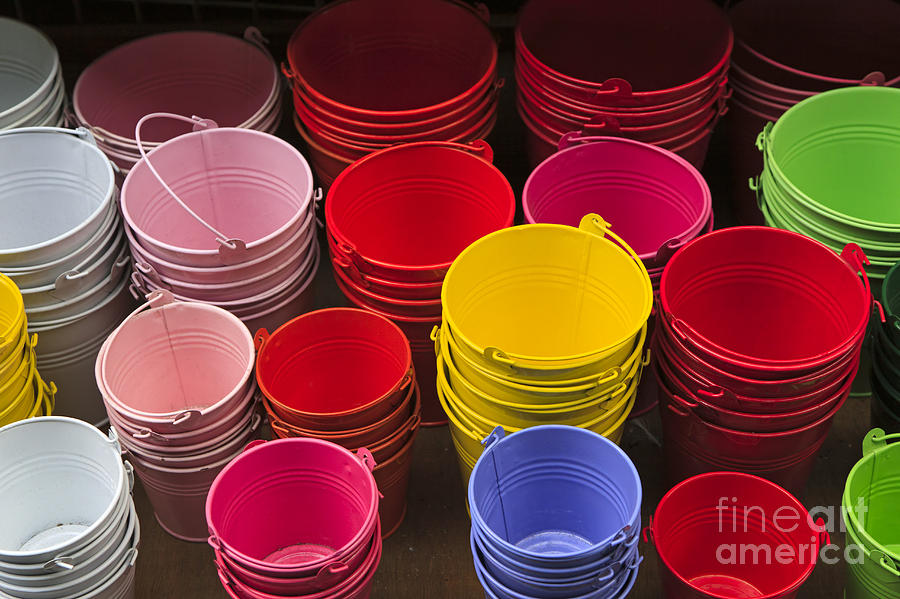 metal buckets