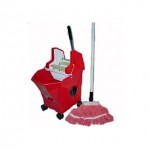 lady mop bucket