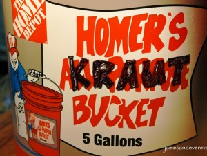 5 gallon sauerkraut bucket