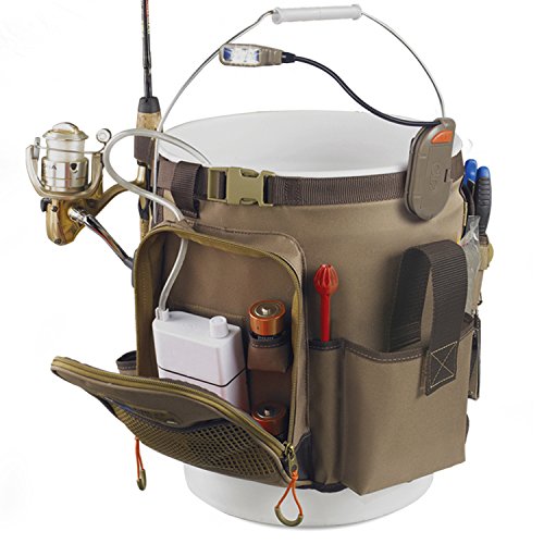 fishing bucket organizer five gallon equipment